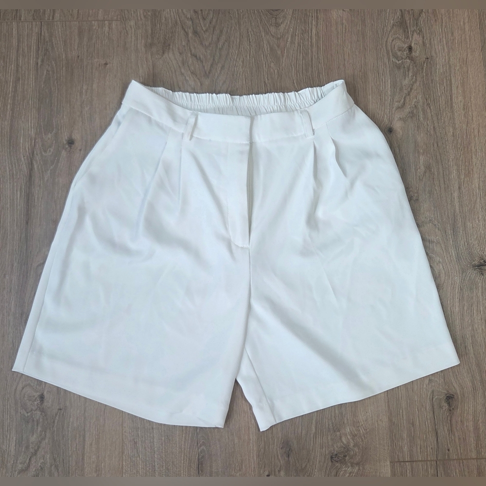 Rachel Zoe Crisp White Shorts